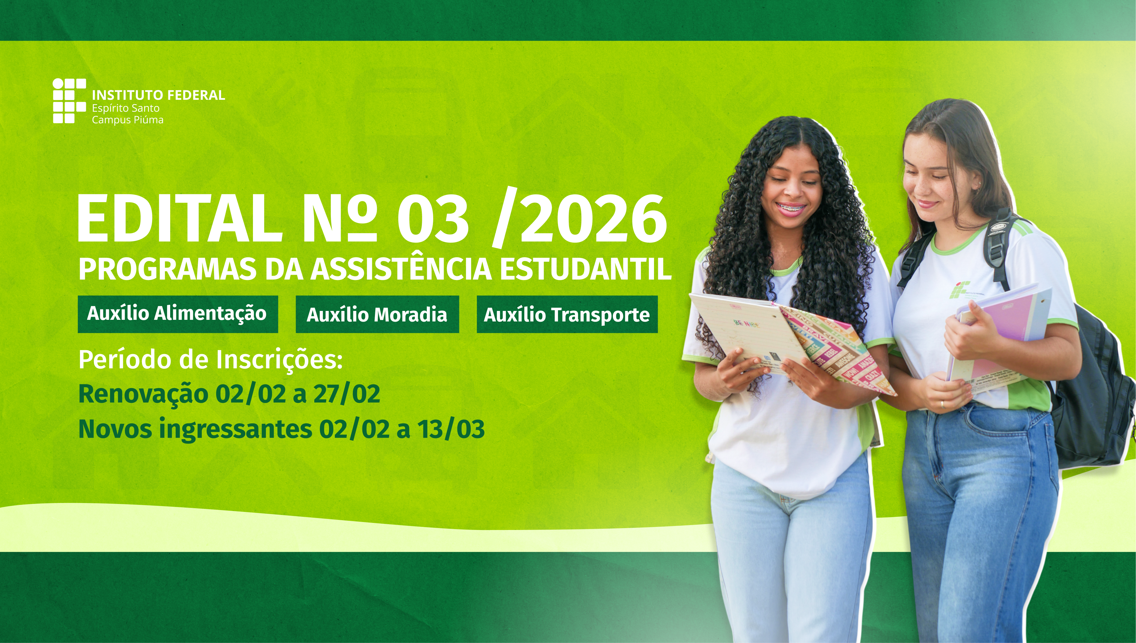 Programas de Assistência Estudantil 2026