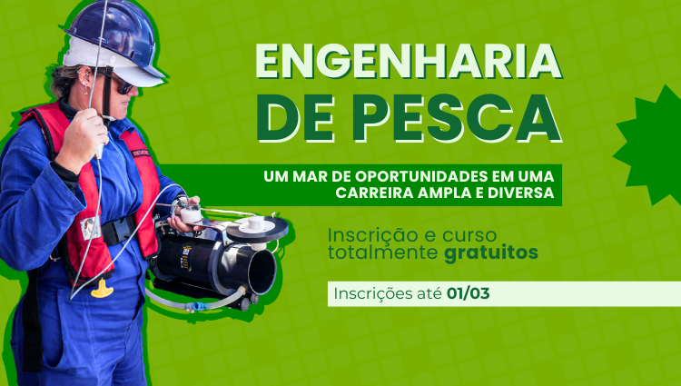 Estude Engenharia de Pesca gratuitamente 